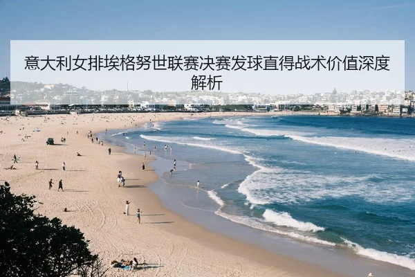 意大利女排埃格努世联赛决赛发球直得战术价值深度解析